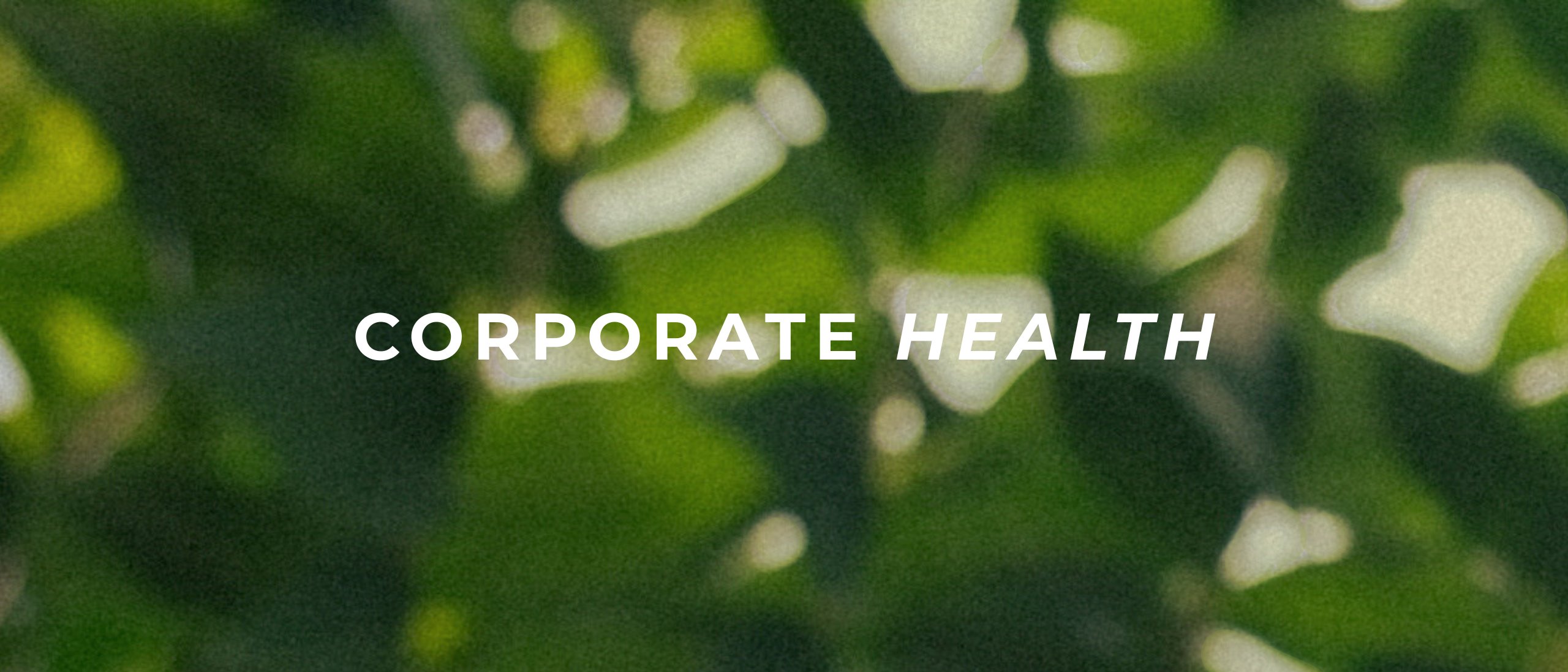 Corporate Health - Enhancing Longevity through Movement, Science & Connection